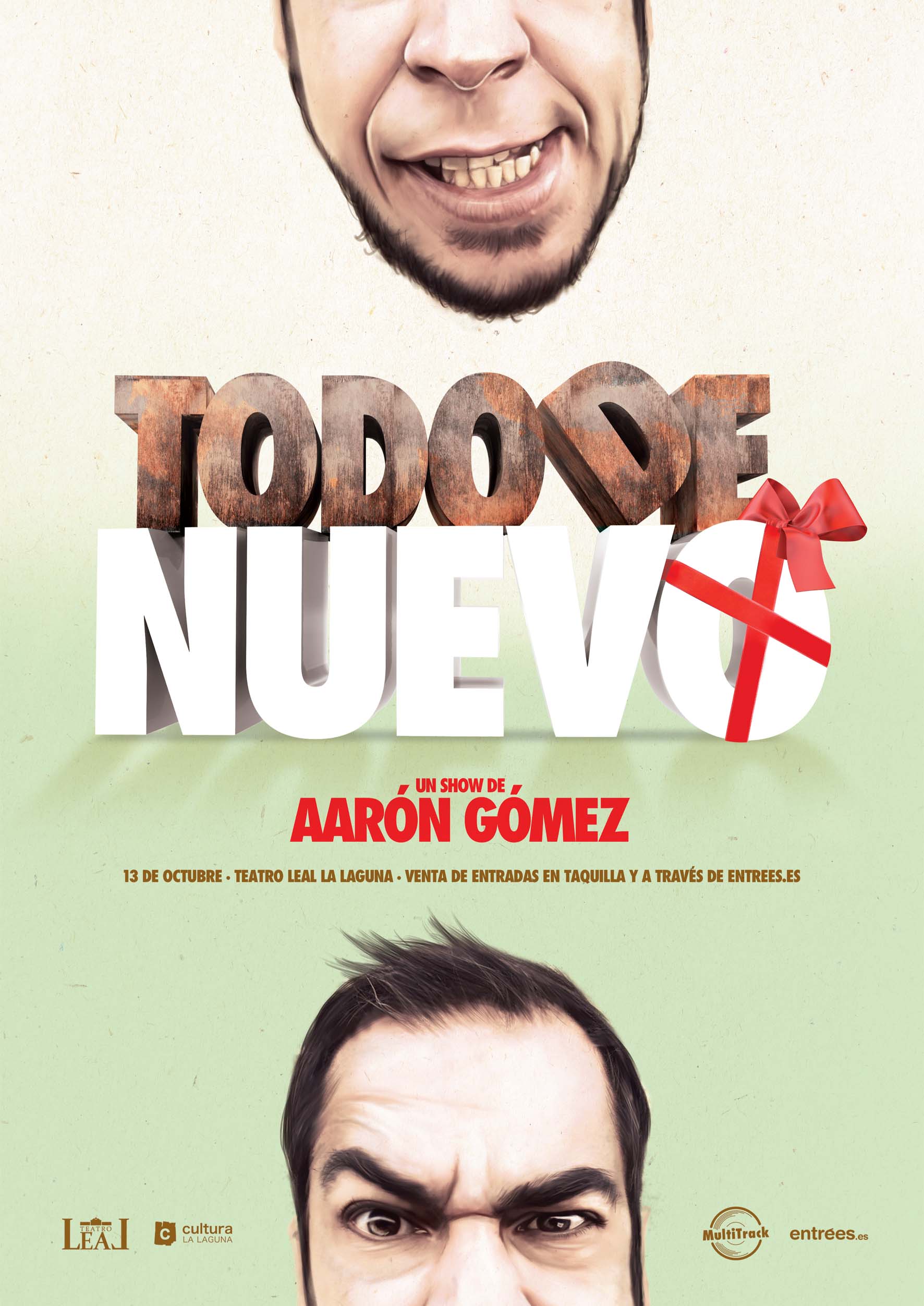 El estreno del nuevo espectáculo de Aarón Gómez será en el Teatro Leal