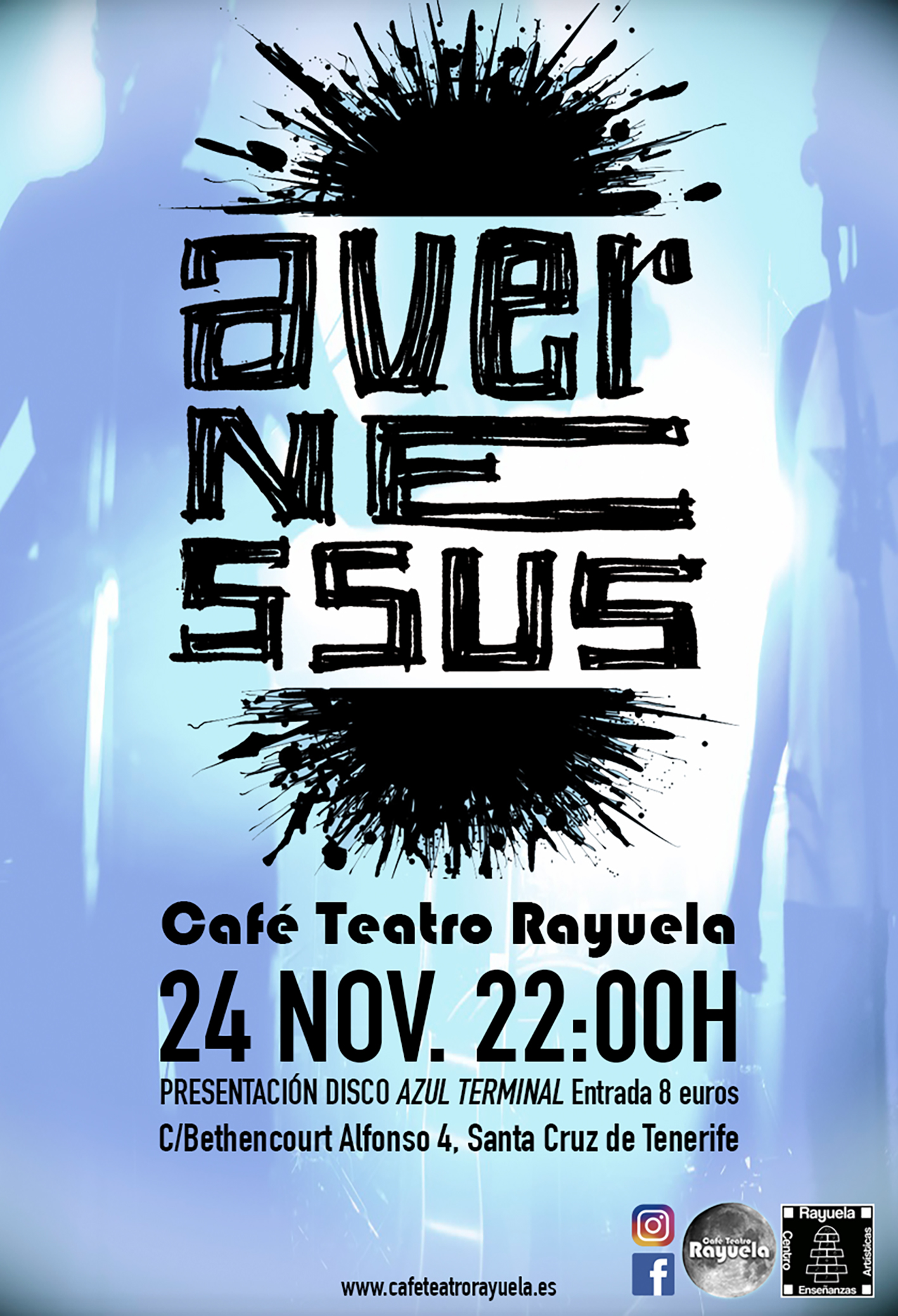 Los palmeros Avernessus y su indie rock en Café Teatro Rayuela