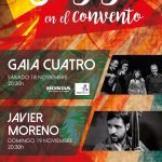 Vuelve el ciclo ‘Jazz en el Convento’ con dos propuestas internacionales: Gaia Cuatro y Javier Moreno.