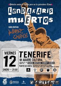 Lendakaris Muertos – Presentación nuevo disco- Aguere Cultural (Tenerife) y La Choza (Las Palmas)