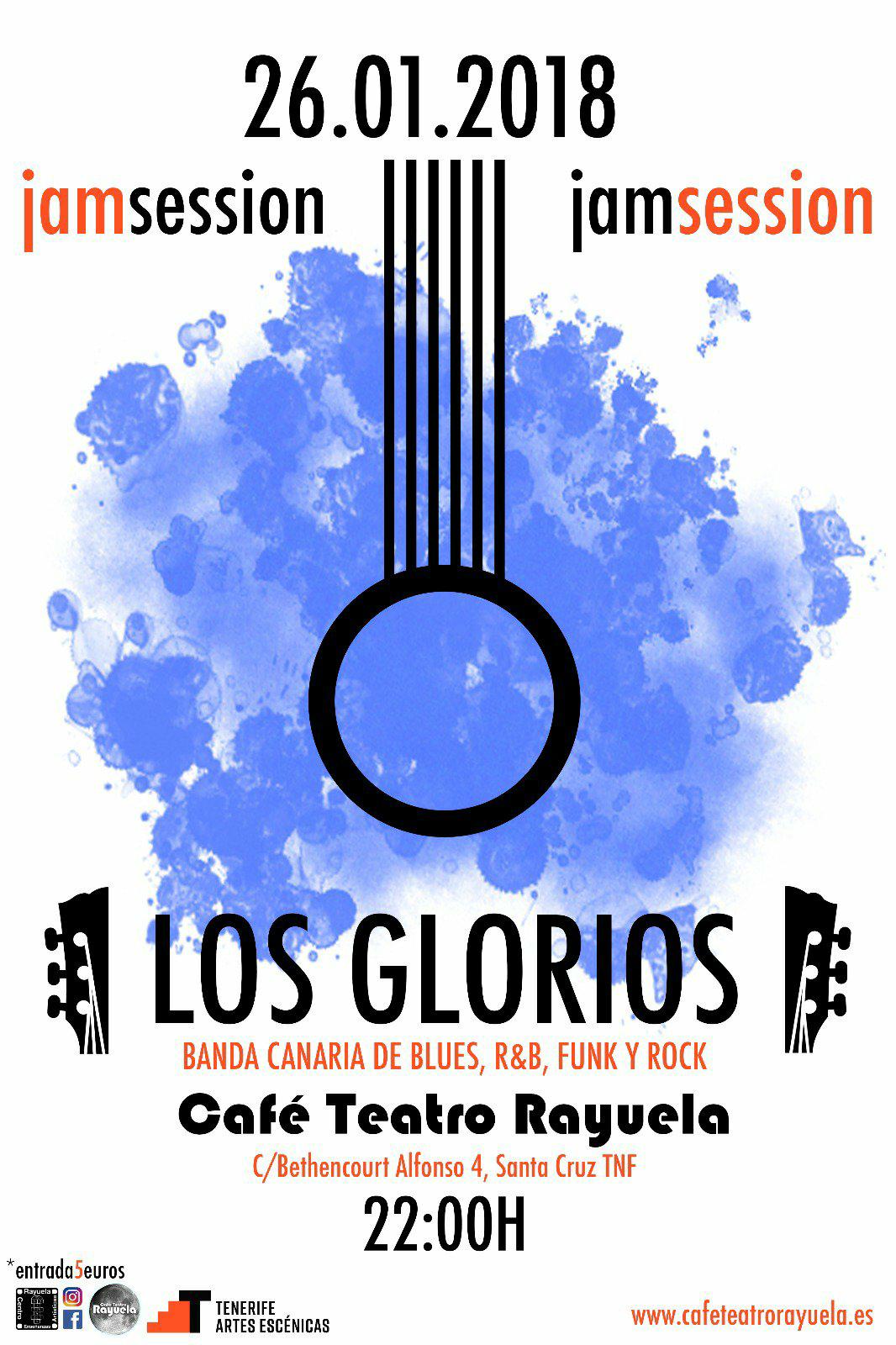 Los Glorios: blues, funk y R&B en el Café Teatro Rayuela