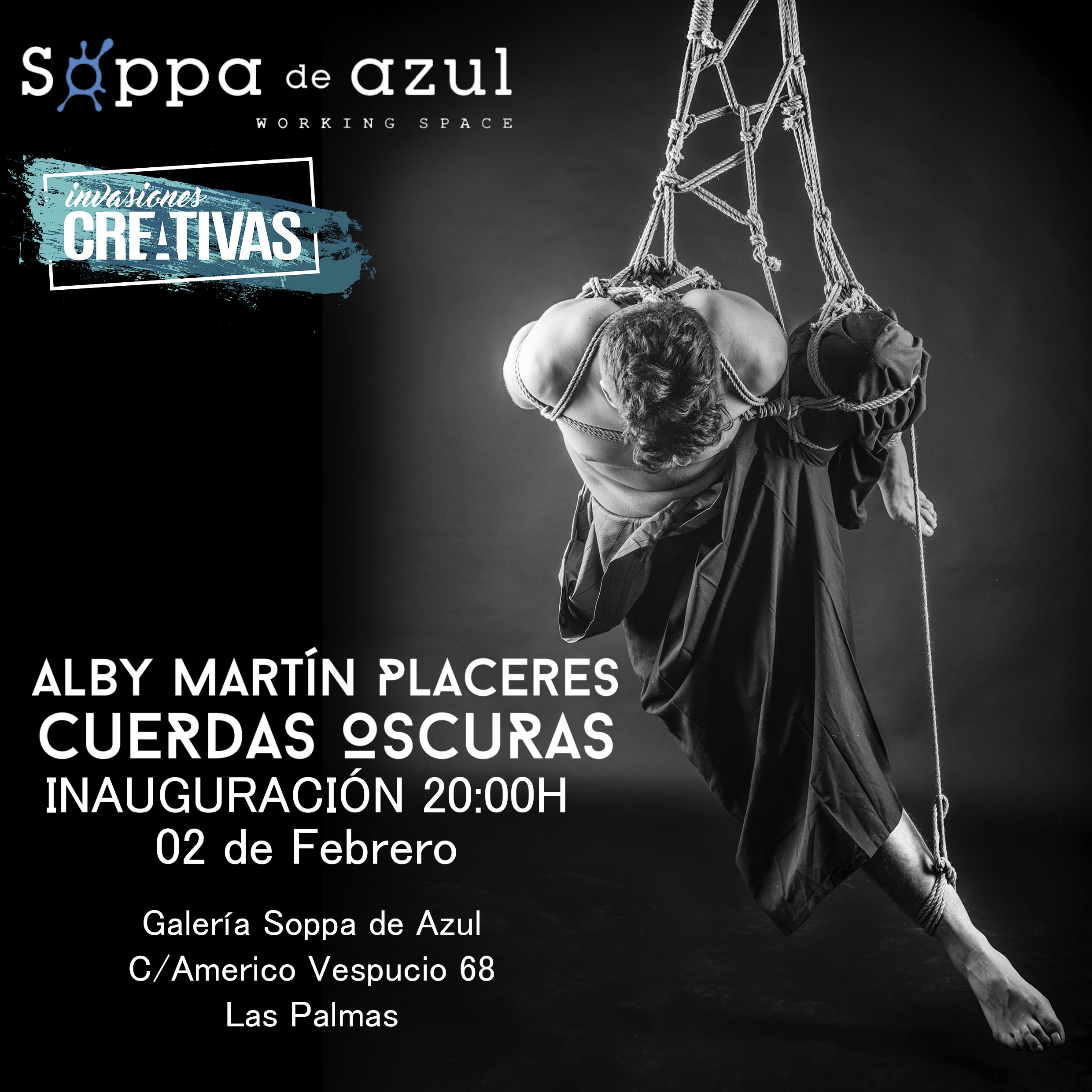 Inauguración de la exposición ‘Cuerdas Oscuras’ del fotógrafo Alby Martín en Soppa de Azul