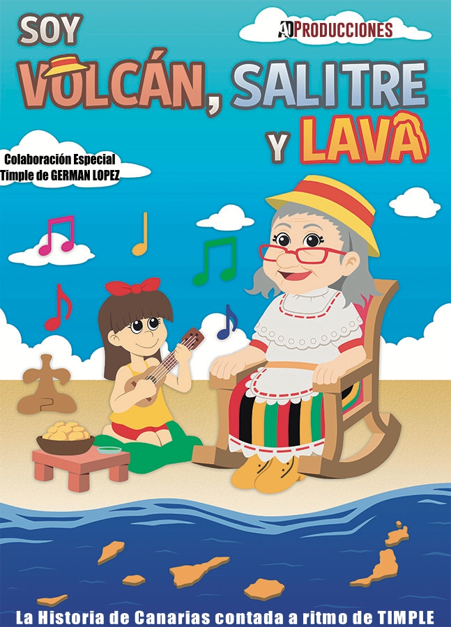 ‘Soy Volcán, Salitre y Lava’, la historia de Canarias contada a ritmo del timple de Germán López