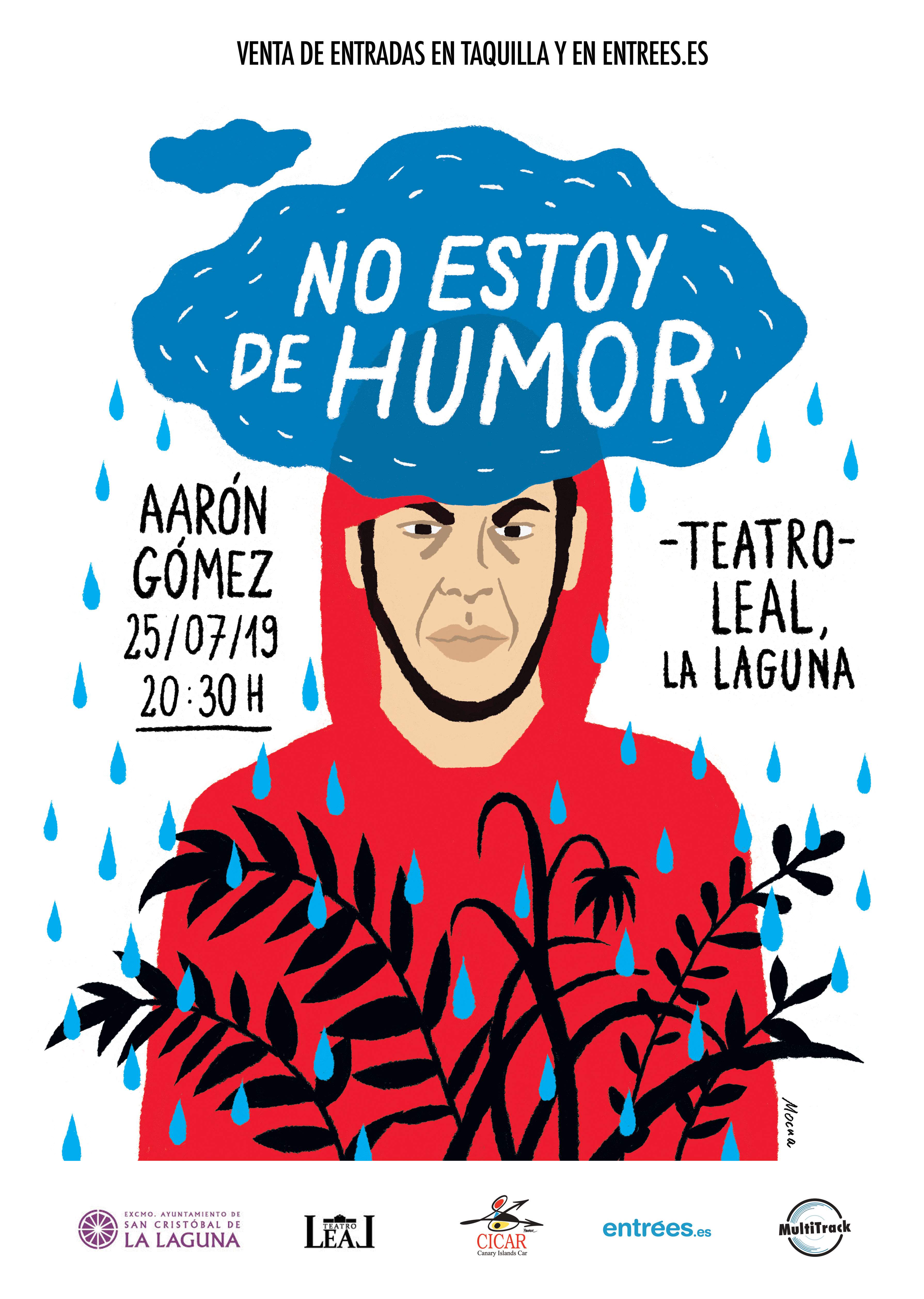 Aarón Gómez regresa al Teatro Leal con «No estoy de Humor»