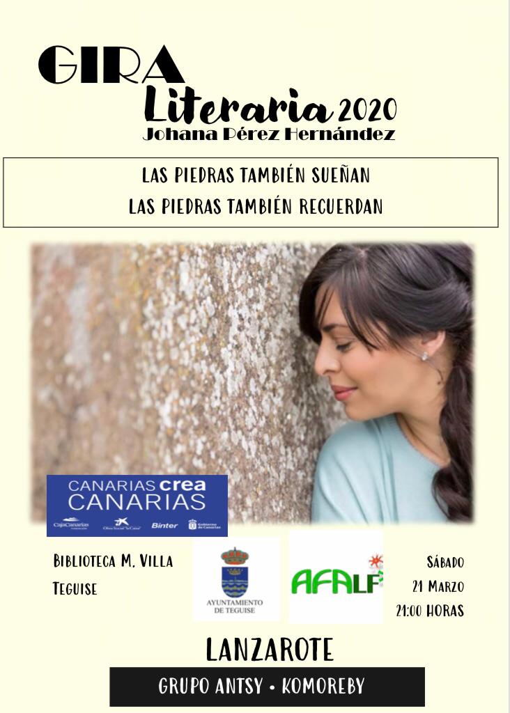 Gira literaria-solidaria de la escritora y narradora Johana Pérez Hernández